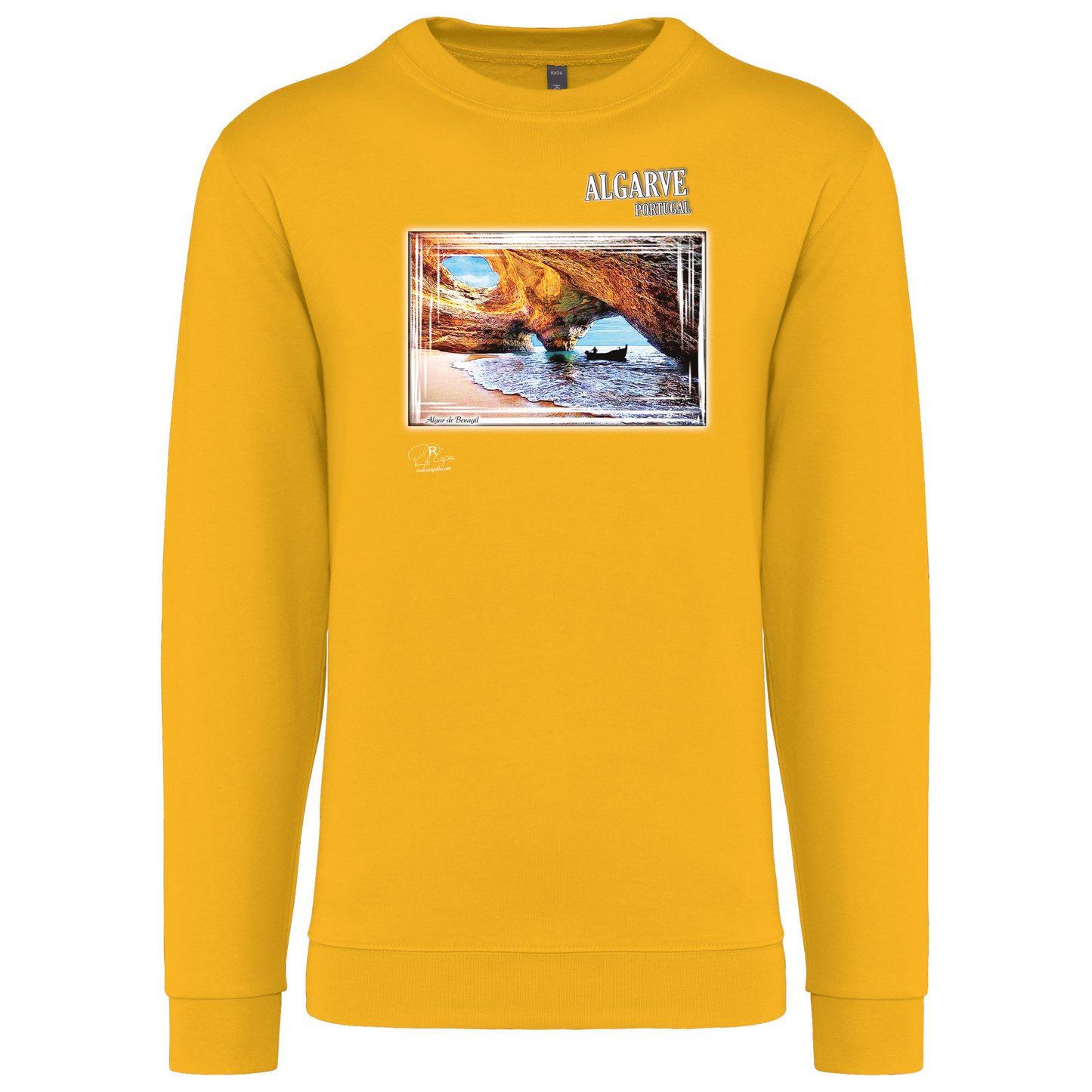 Sweatshirt Kariban sem Capuz Algar de Benagil
