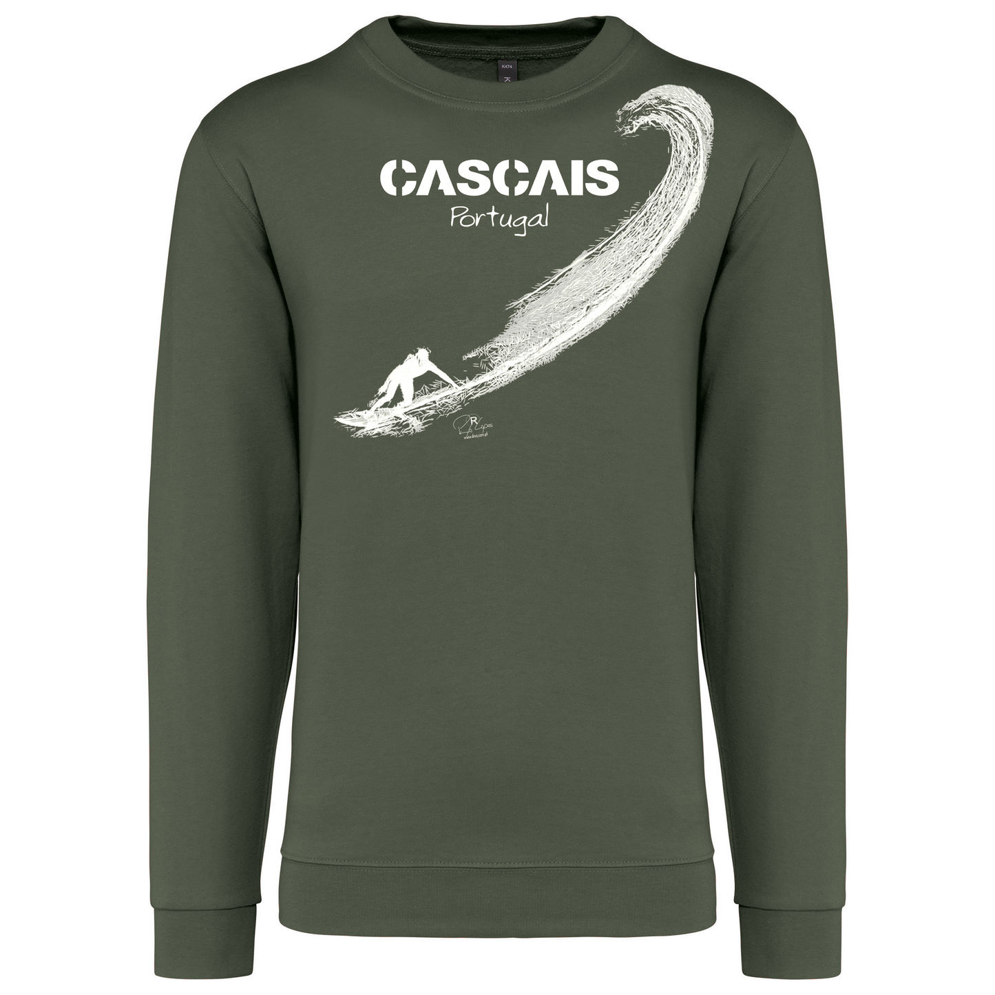 Sweatshirt Kariban sem Capuz Surf Cascais