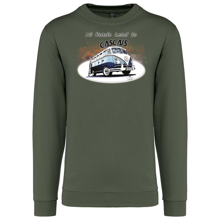 Sweatshirt Kariban sem Capuz All Roads Lead to Cascais