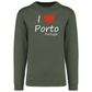 Sweatshirt Kariban sem Capuz I Love Porto