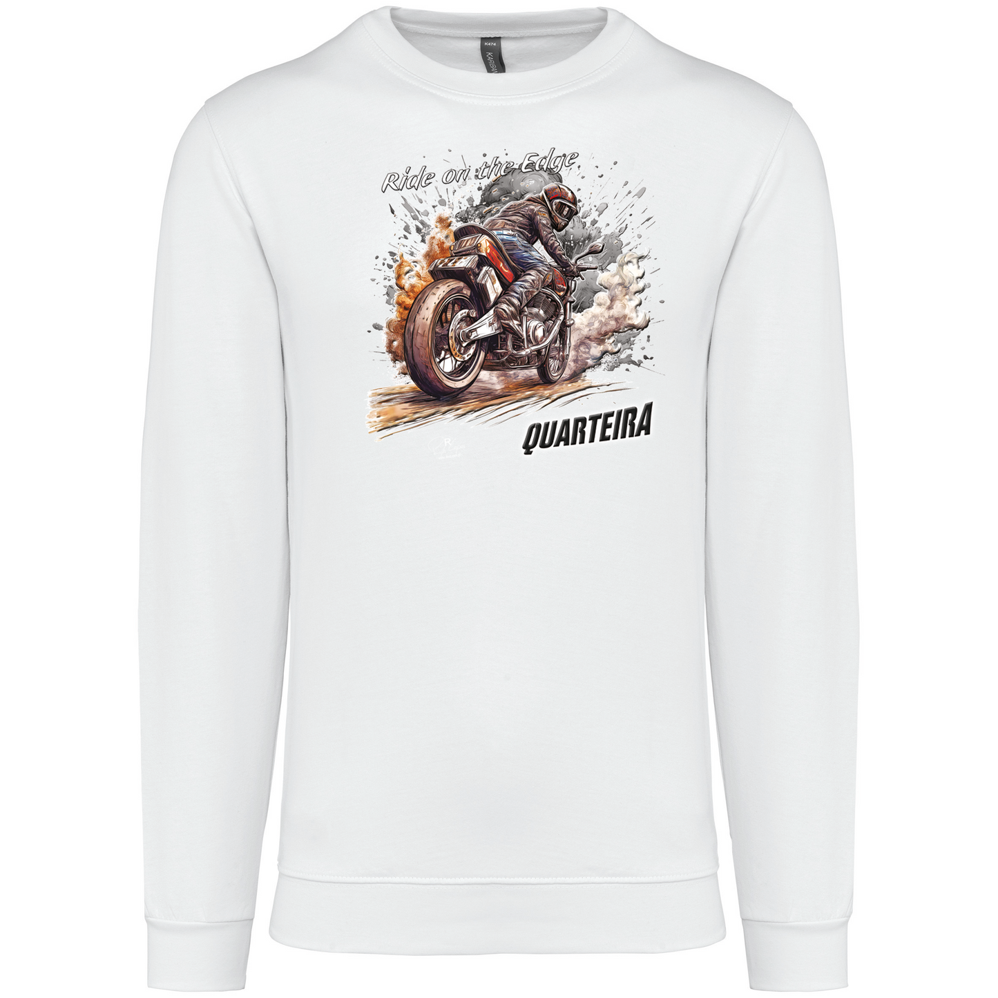 Sweatshirt Kariban sem Capuz Ride on the Edge Quarteira