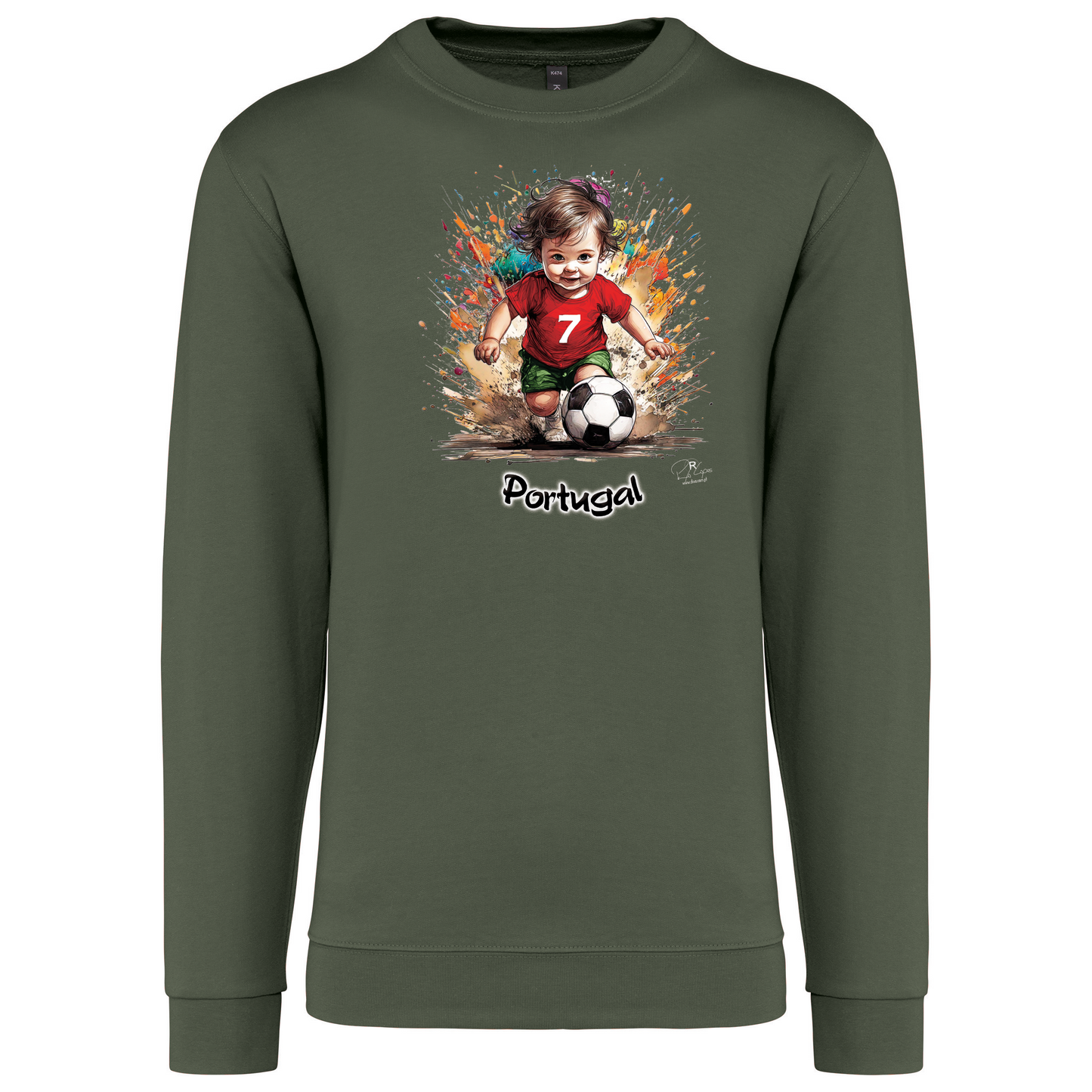 Sweatshirt Kariban sem Capuz 7 Portugal