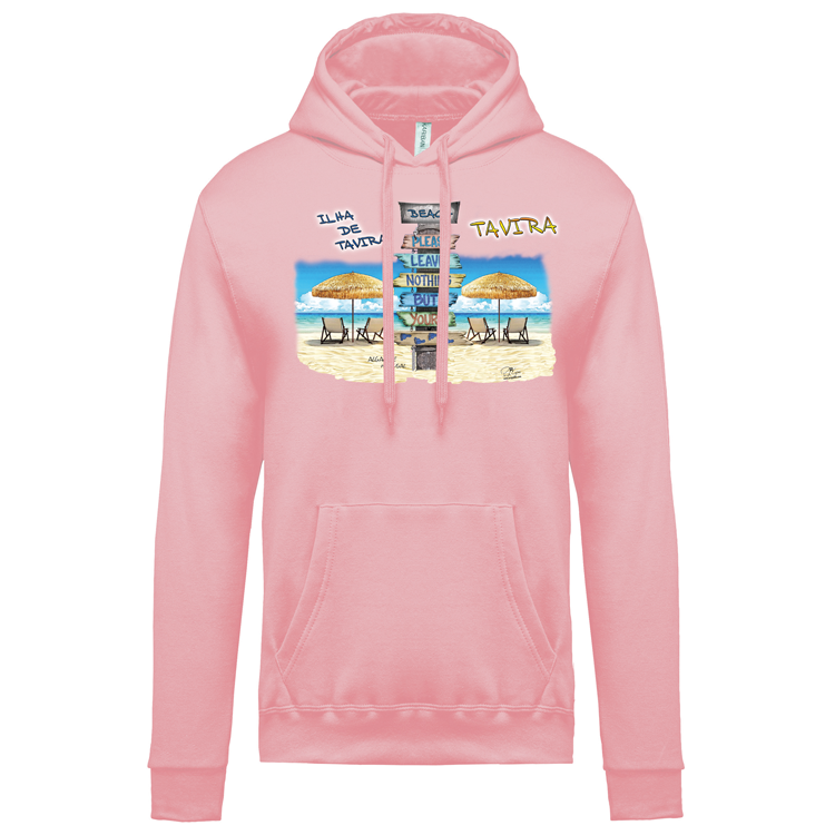 Sweatshirt Kariban com Capuz Pegadas Tavira