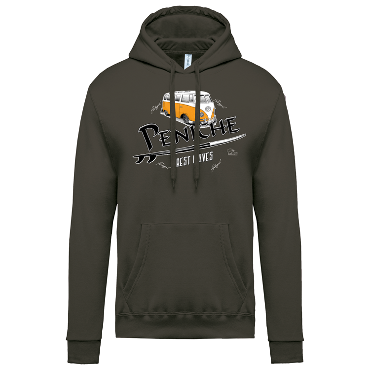Sweatshirt Kariban com Capuz Pão de Forma Peniche