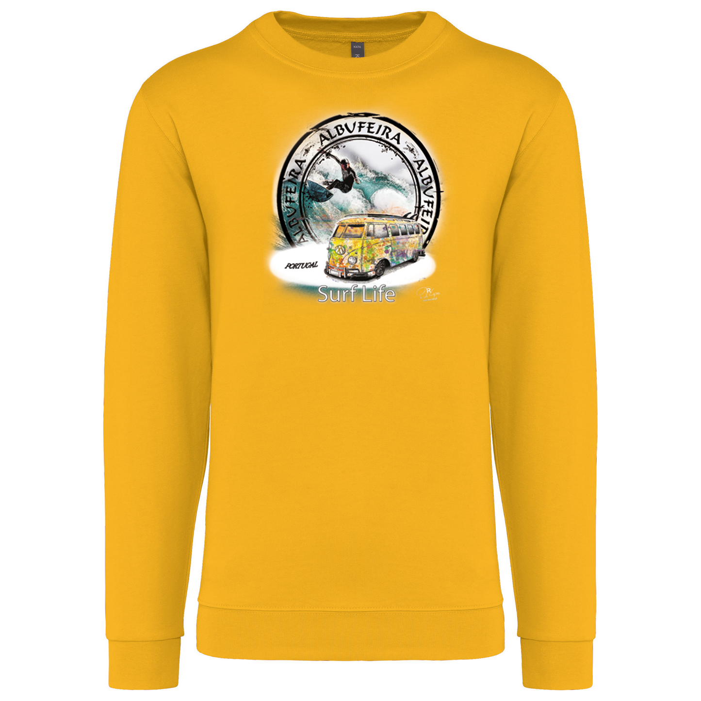 Sweatshirt Kariban sem Capuz Surf Life Albufeira