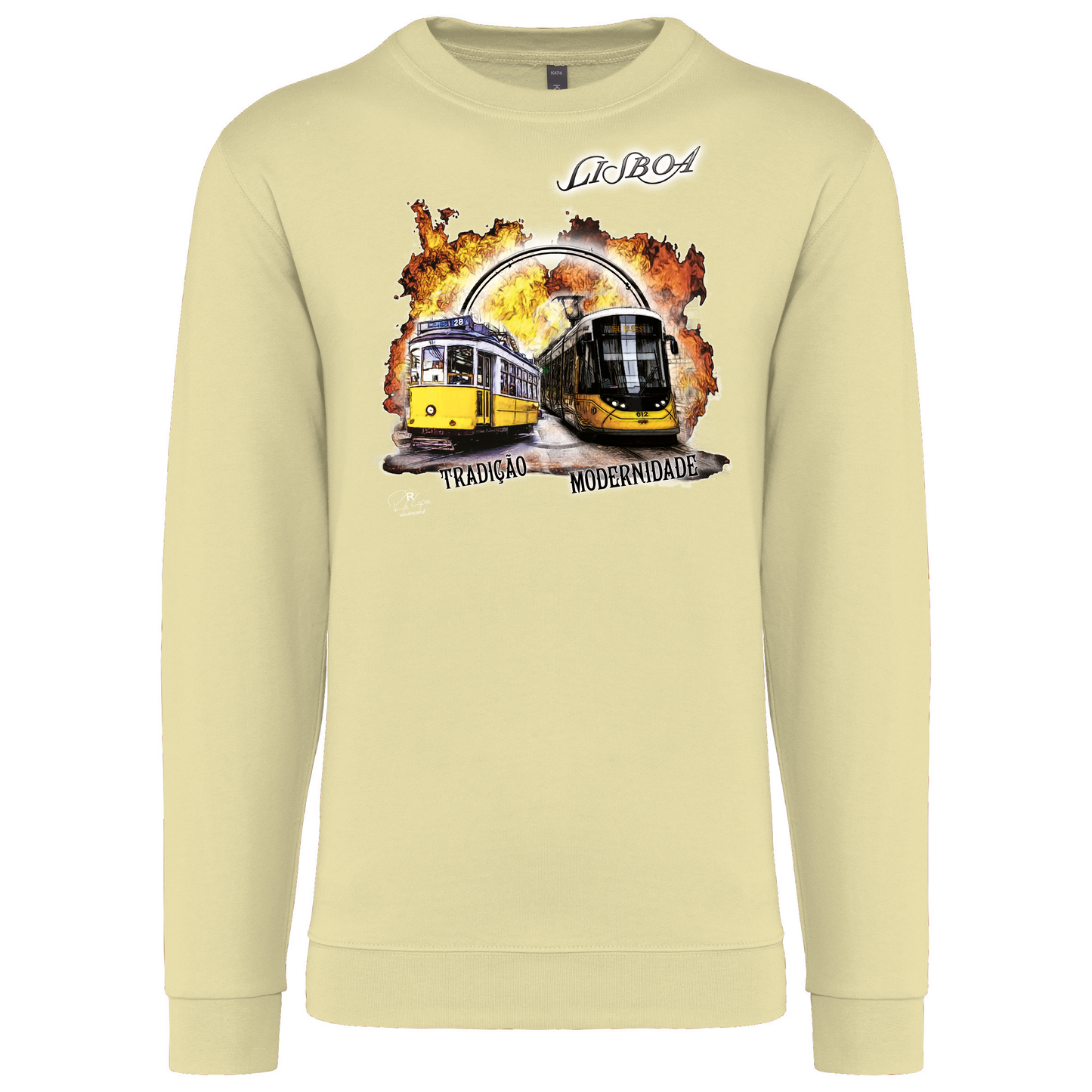Sweatshirt Kariban sem Capuz Tradição e Modernidade