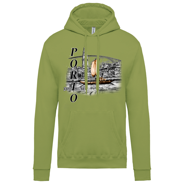 Sweatshirt Kariban com Capuz Ribeira