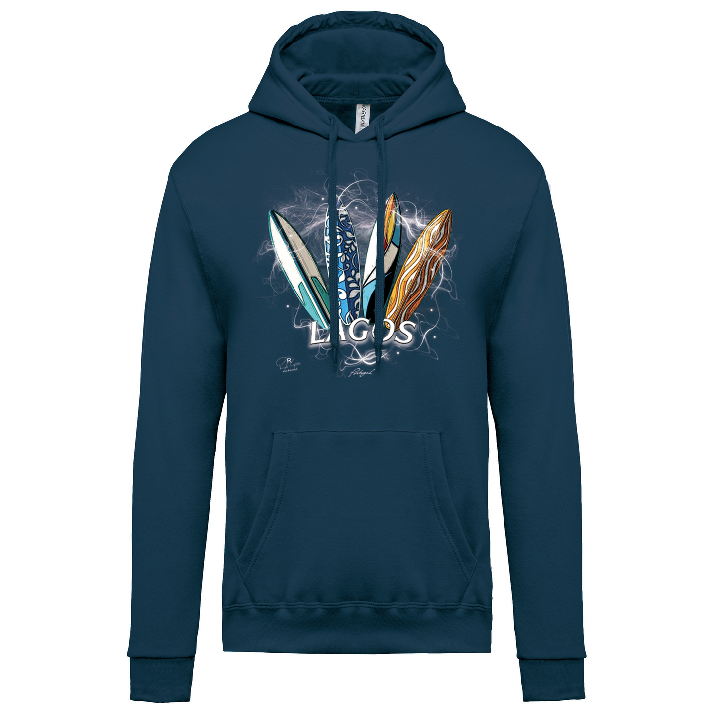 Sweatshirt Kariban com Capuz Surfboards Lagos