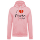 Sweatshirt Kariban com Capuz I Love Porto