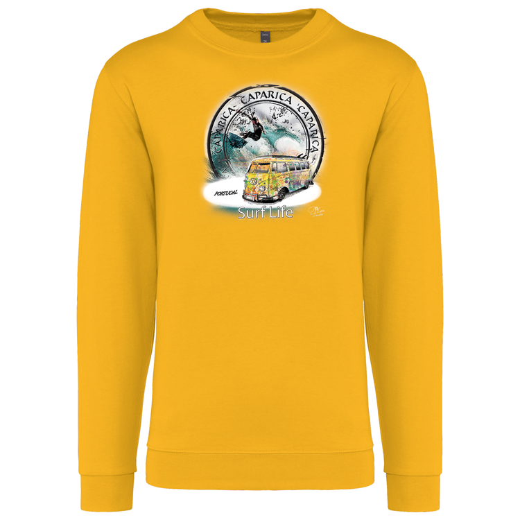 Sweatshirt Kariban sem Capuz Surf Life Caparica