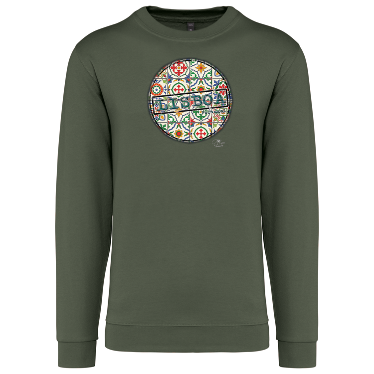 Sweatshirt Kariban sem Capuz Pin Lisboa
