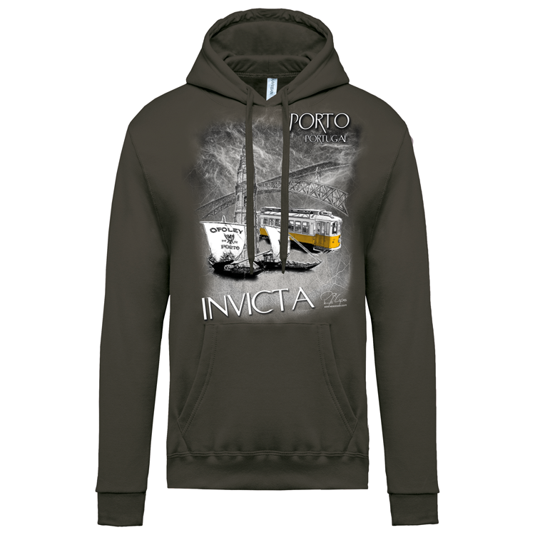 Sweatshirt Kariban com Capuz Invicta