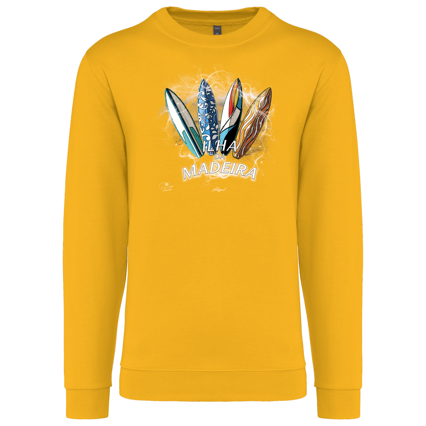 Sweatshirt Kariban sem Capuz Surfboards Ilha da Madeira