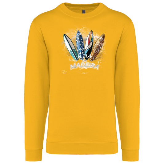 Sweatshirt Kariban sem Capuz Surfboards Ilha da Madeira