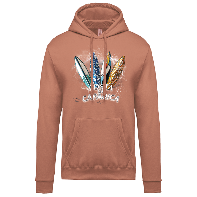 Sweatshirt Kariban com Capuz Surfboards Caparica