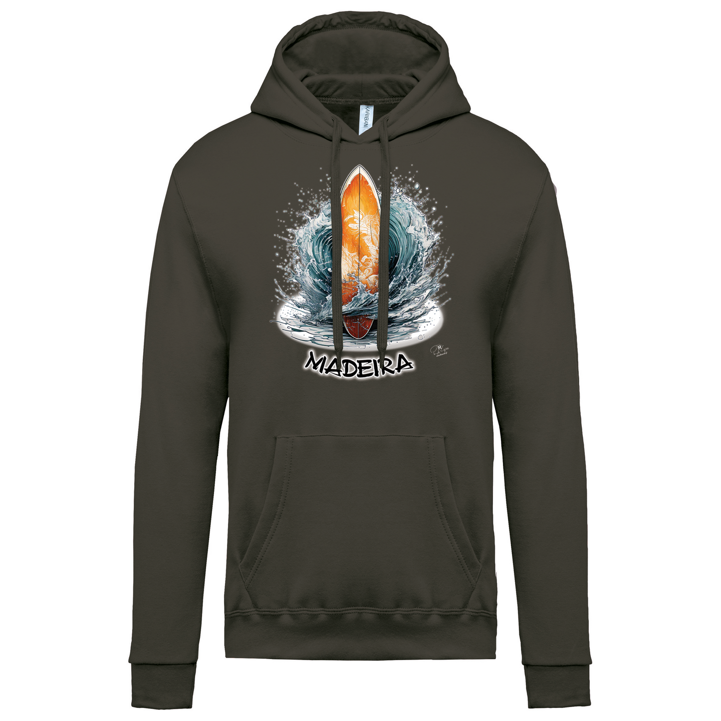 Sweatshirt Kariban com Capuz Prancha Madeira