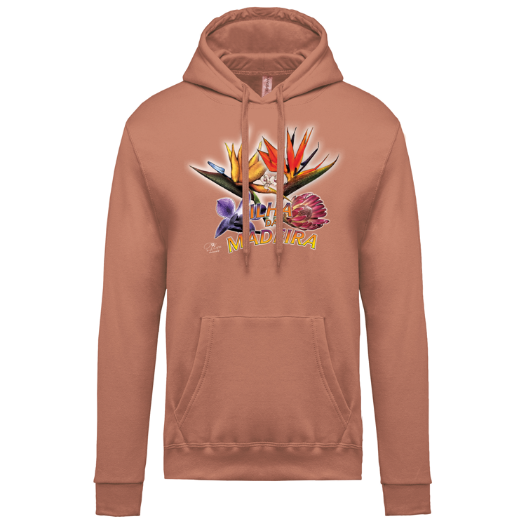 Sweatshirt Kariban com Capuz Estrelícias