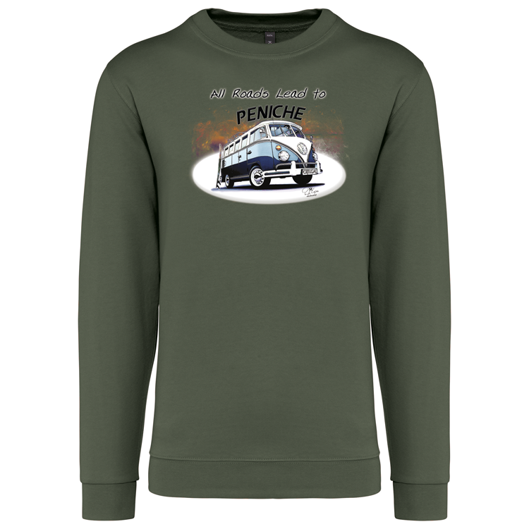 Sweatshirt Kariban sem Capuz All Roads Lead to Peniche
