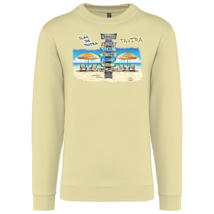 Sweatshirt Kariban sem Capuz Pegadas Tavira