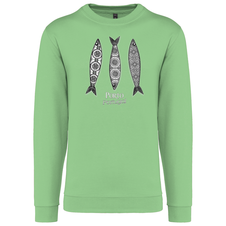 Sweatshirt Kariban sem Capuz 3 Sardinhas Porto