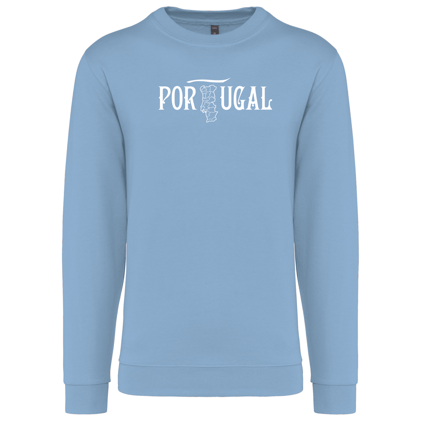 Sweatshirt Kariban sem Capuz Mapa de Portugal