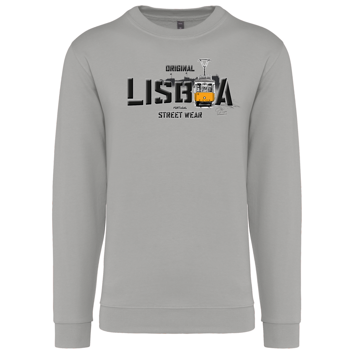 Sweatshirt Kariban sem Capuz Original Lisboa
