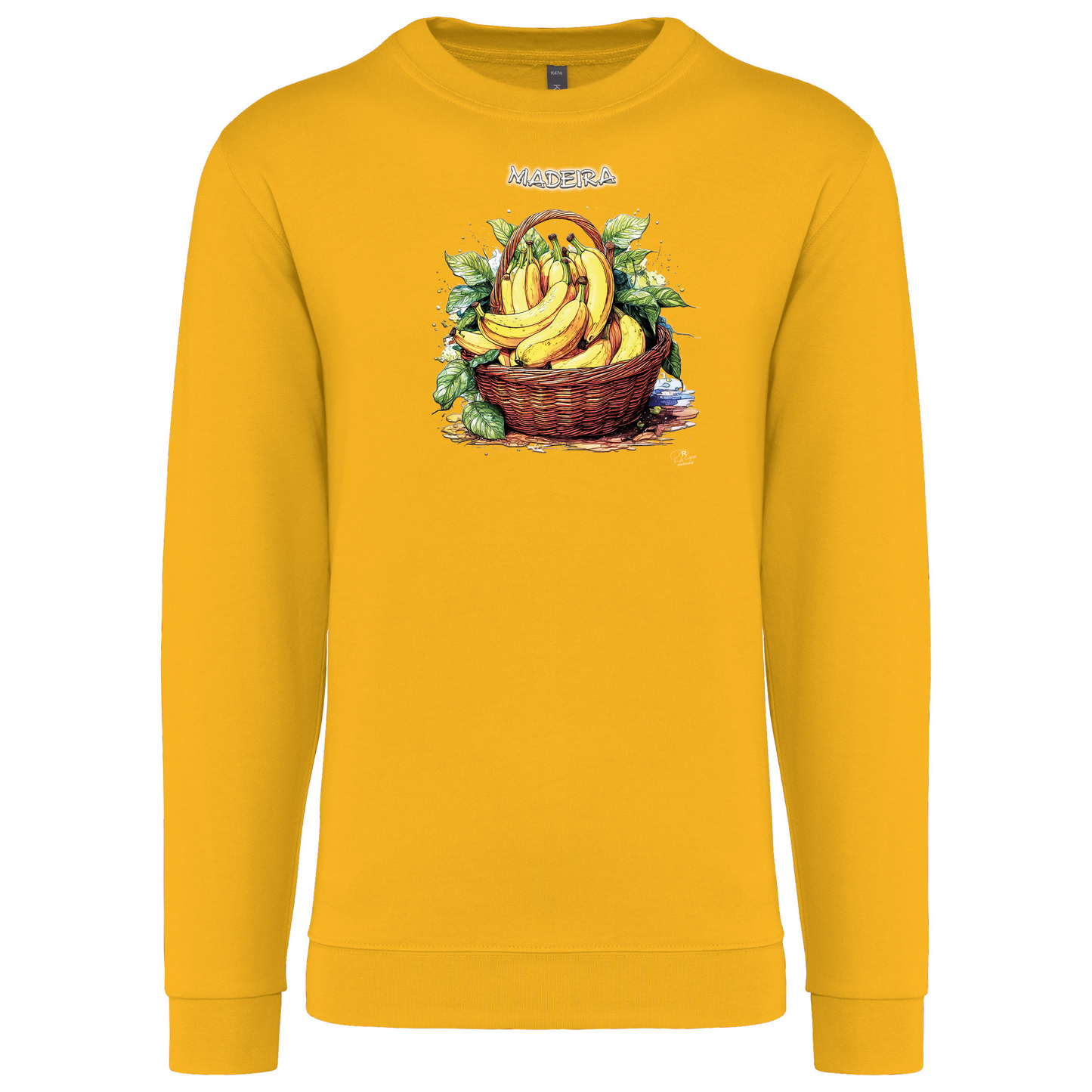 Sweatshirt Kariban sem Capuz Cesto Bananas