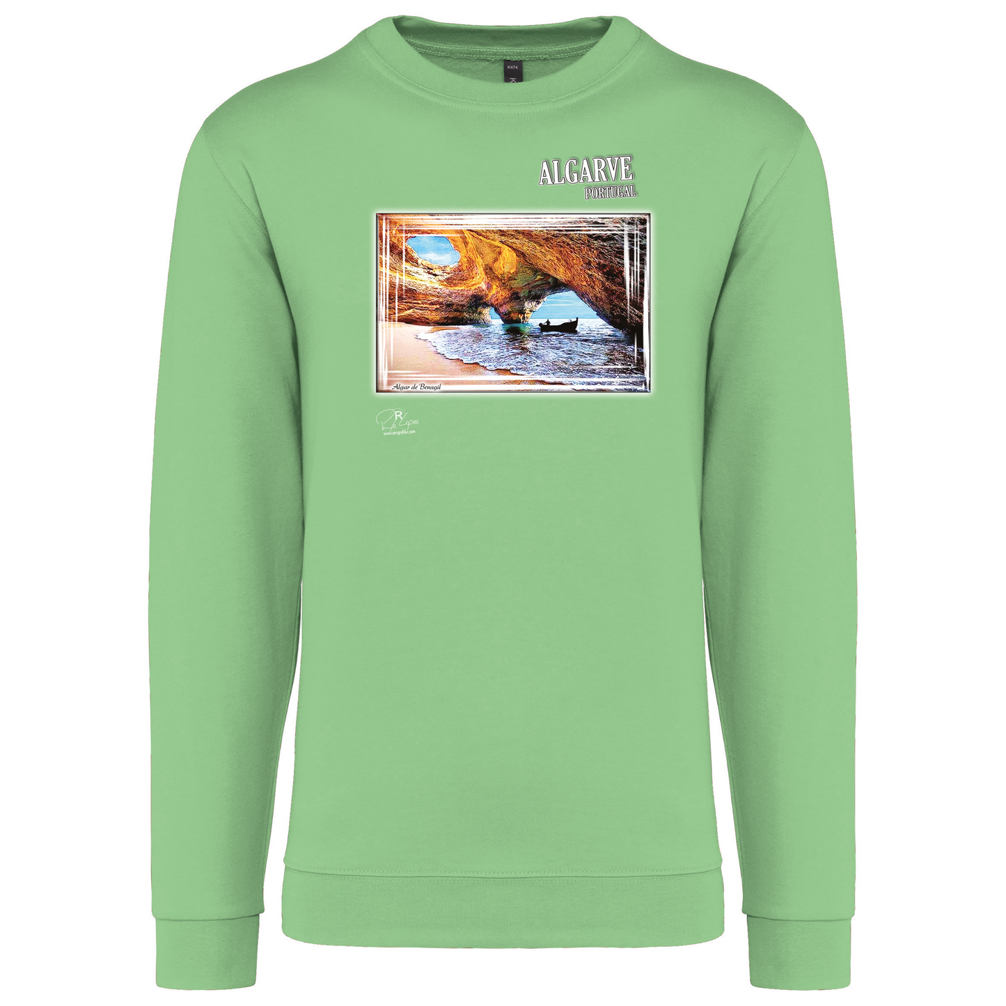 Sweatshirt Kariban sem Capuz Algar de Benagil