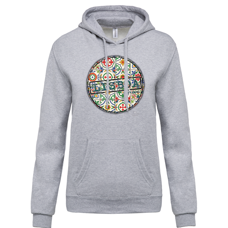 Sweatshirt Kariban com Capuz Pin Lisboa