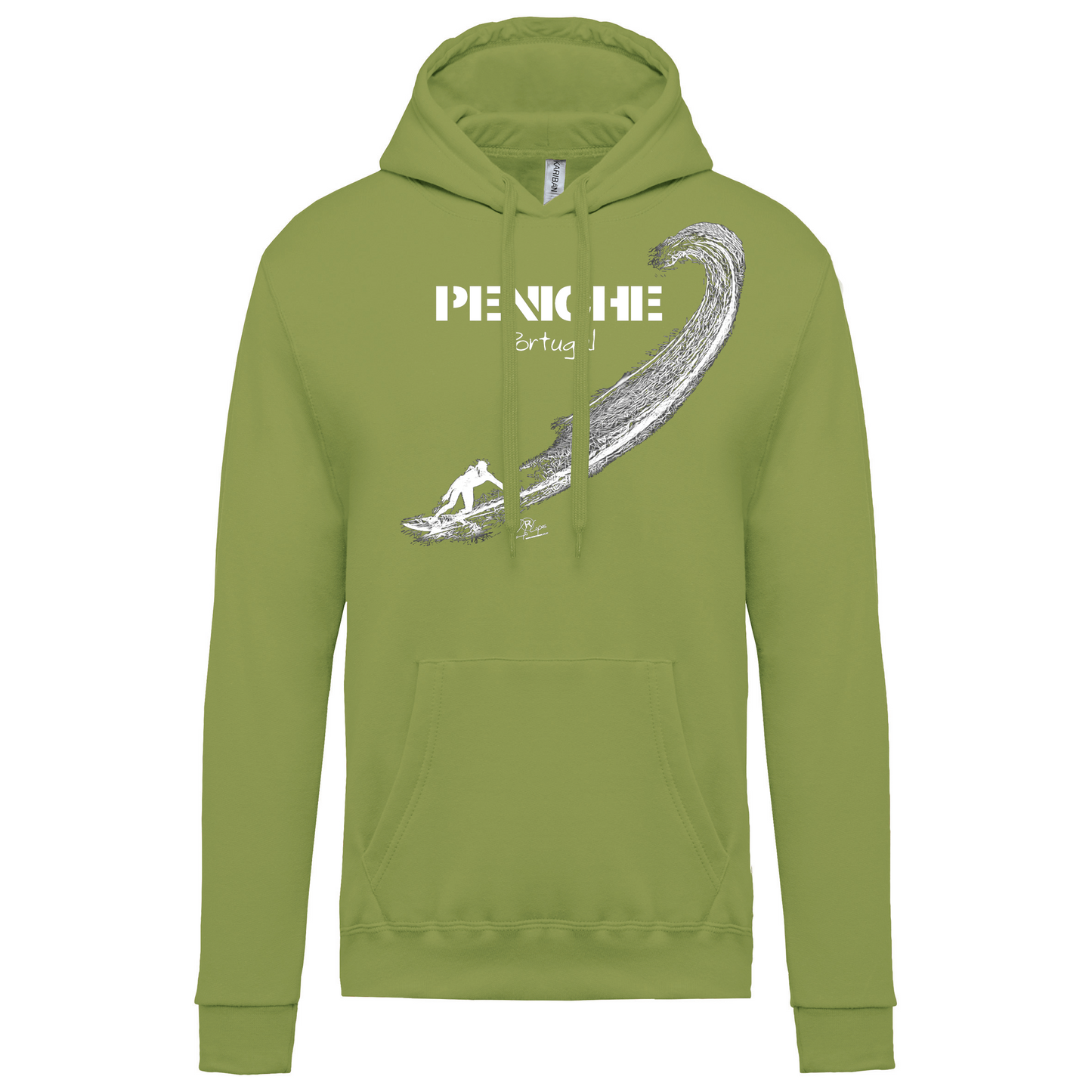Sweatshirt Kariban com Capuz Surf Peniche