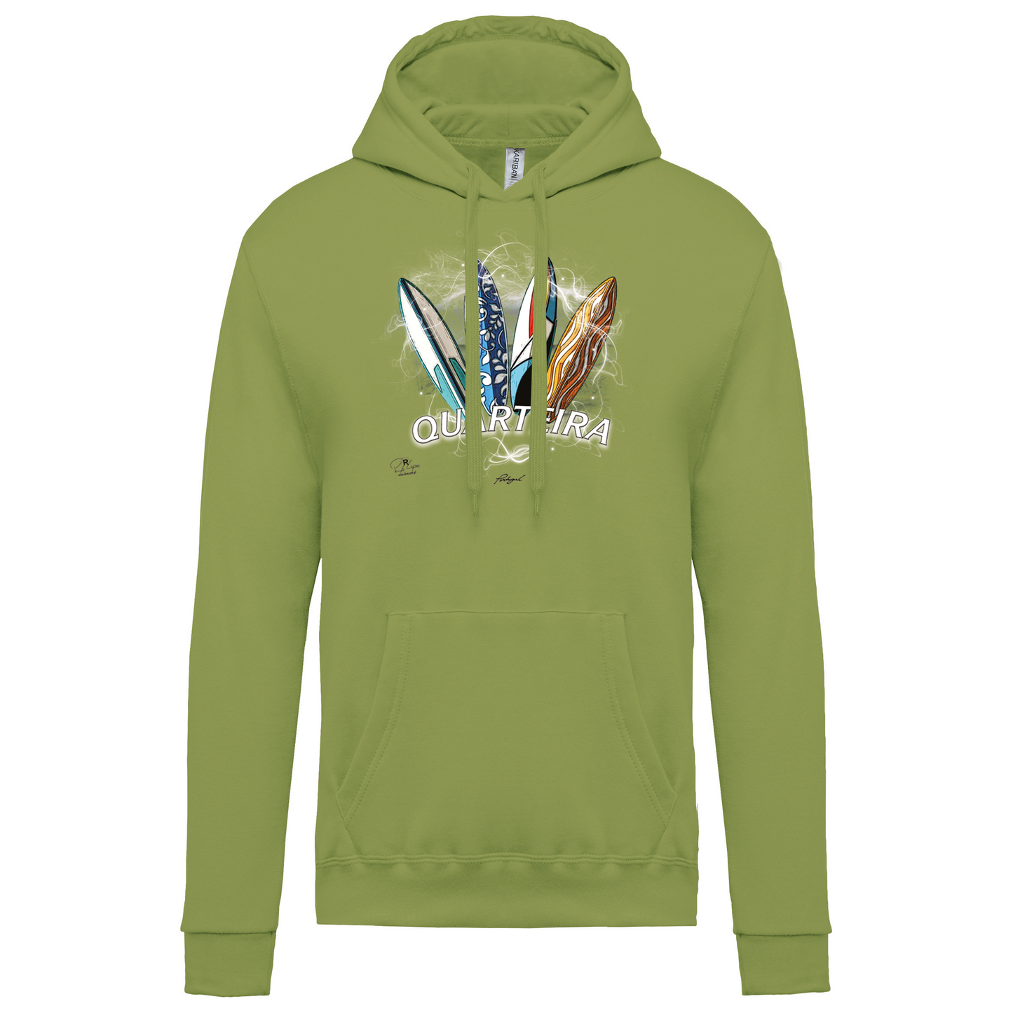 Sweatshirt Kariban com Capuz Surfboards Quarteira