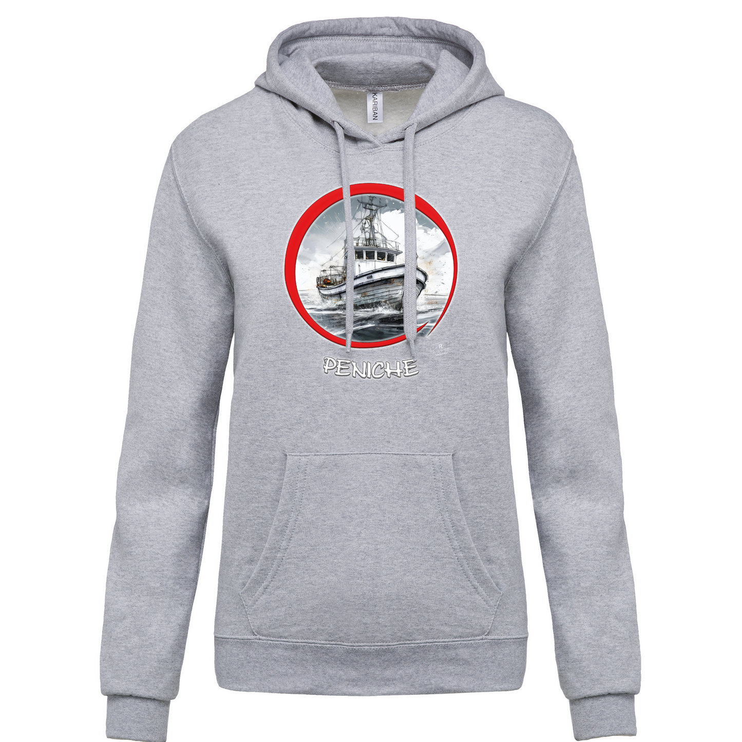 Sweatshirt Kariban com Capuz Traineira Peniche