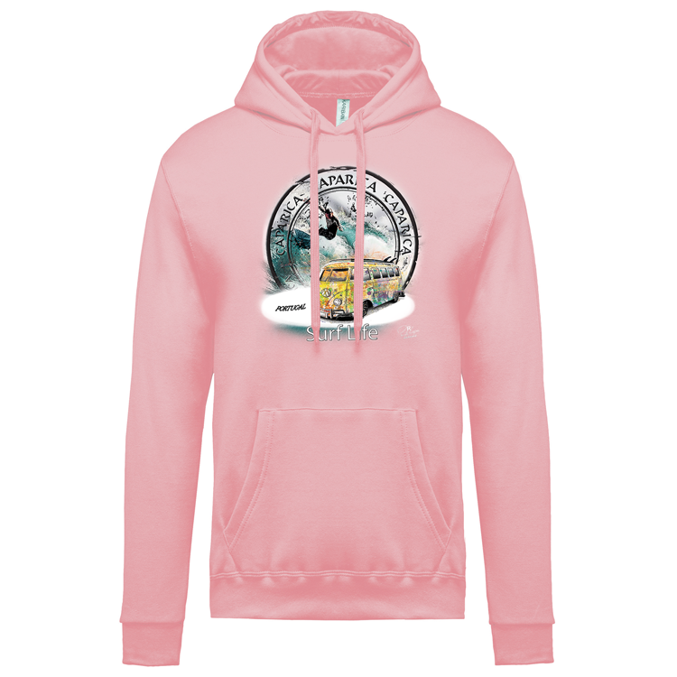 Sweatshirt Kariban com Capuz Surf Life Caparica