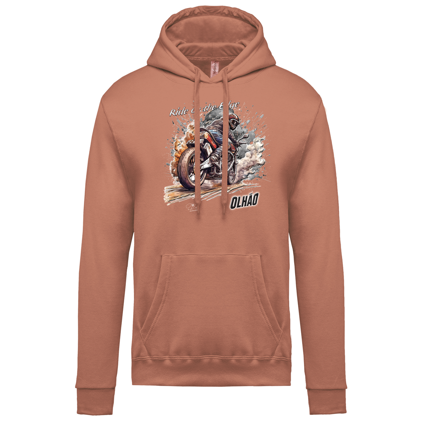 Sweatshirt Kariban com Capuz Ride on the Edge Olhão