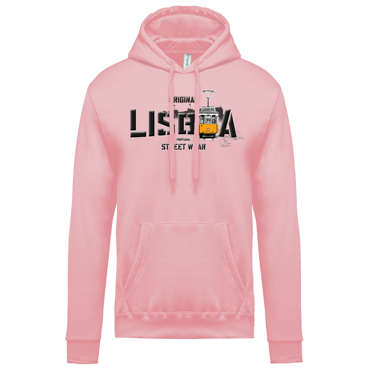 Sweatshirt Kariban com Capuz Original Lisboa