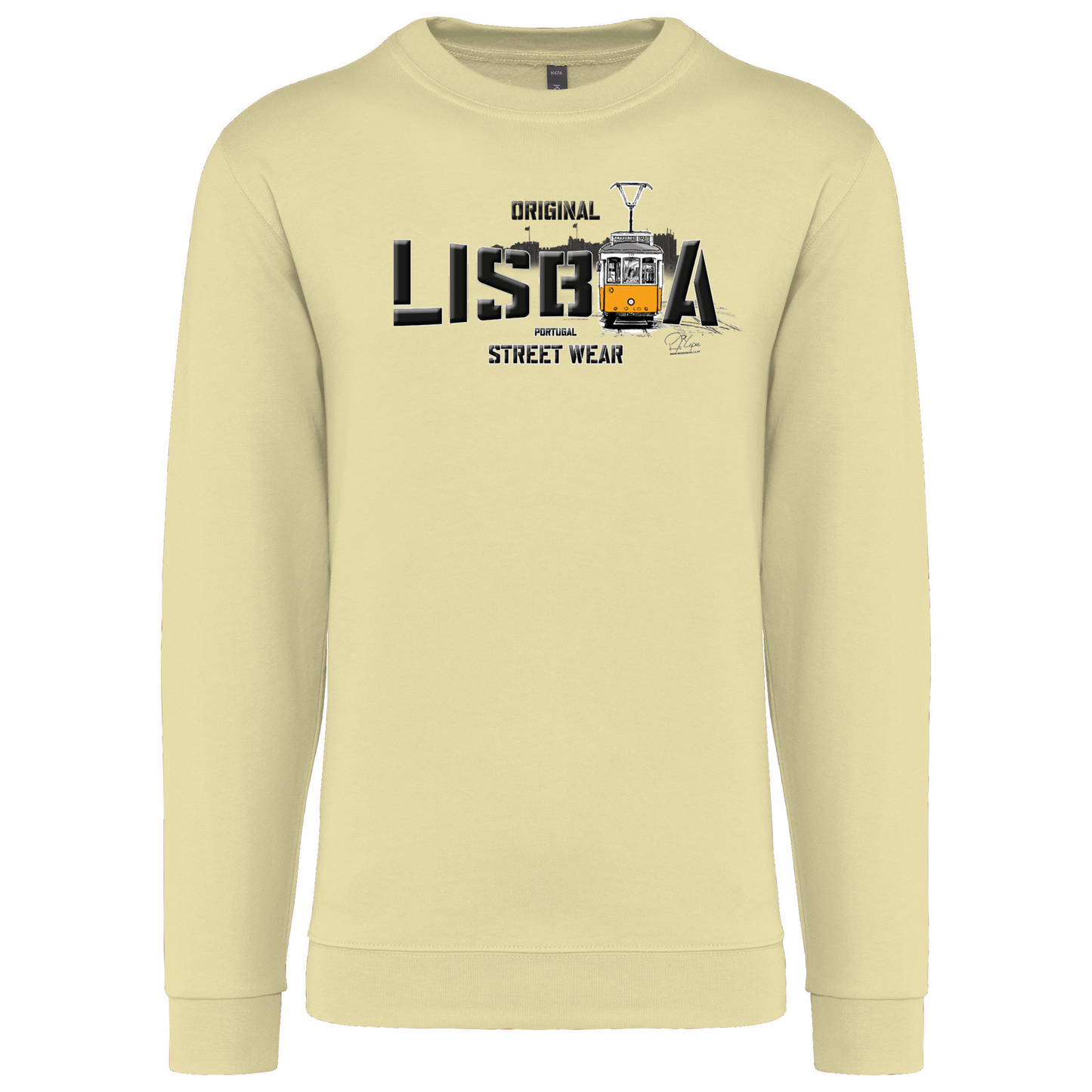 Sweatshirt Kariban sem Capuz Original Lisboa