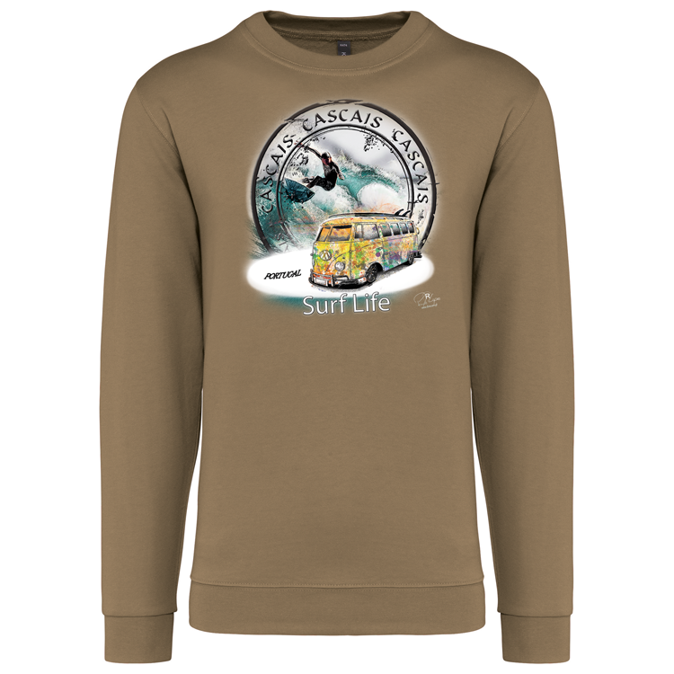 Sweatshirt Kariban sem Capuz Surf Life Cascais