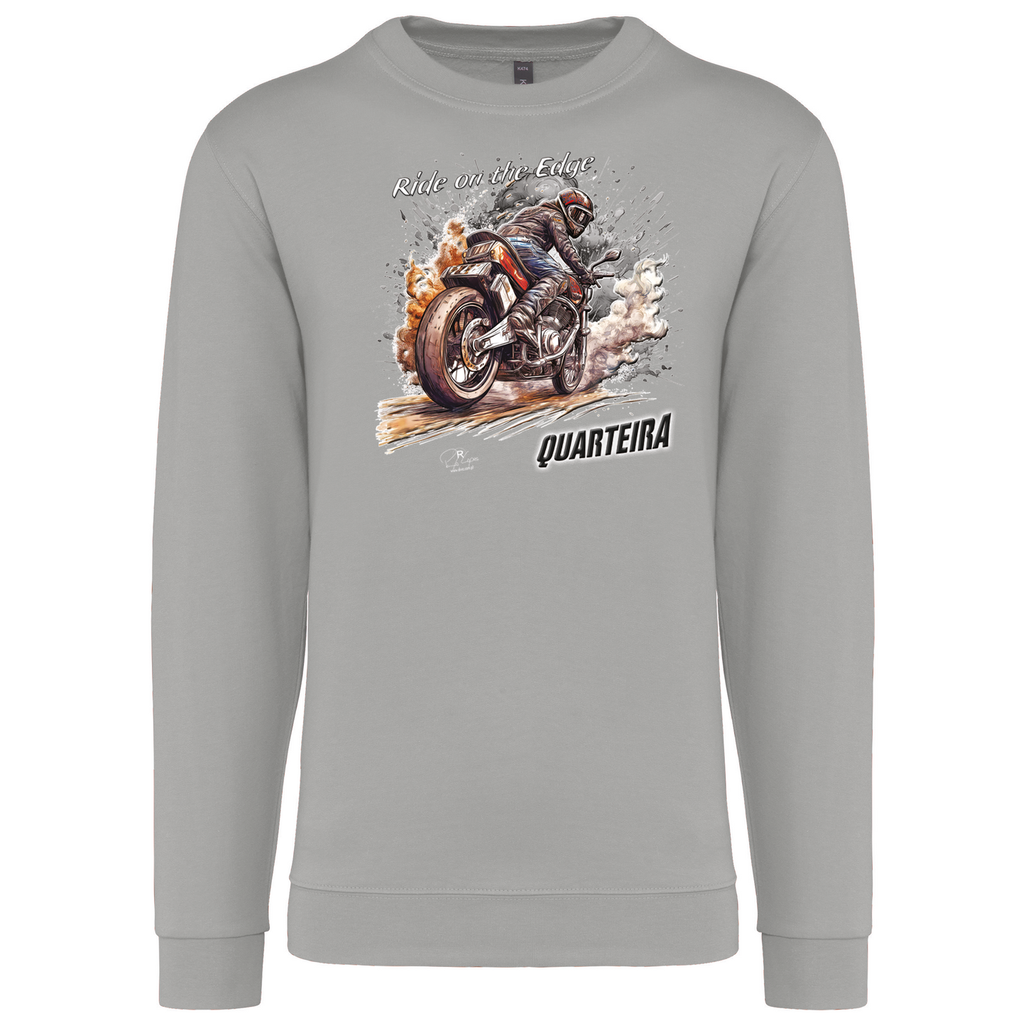 Sweatshirt Kariban sem Capuz Ride on the Edge Quarteira