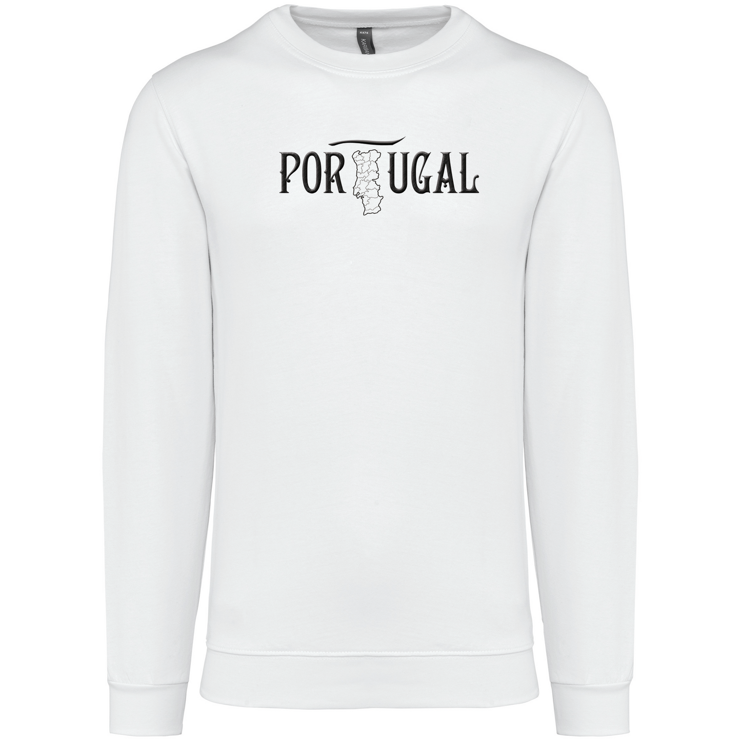 Sweatshirt Kariban sem Capuz Mapa de Portugal
