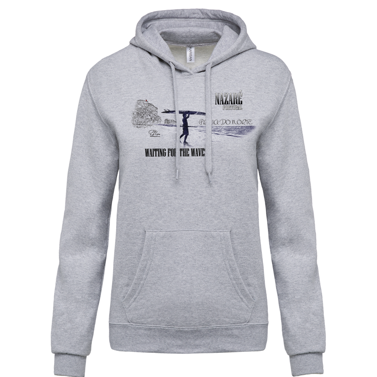 Sweatshirt Kariban com Capuz Praia do Norte