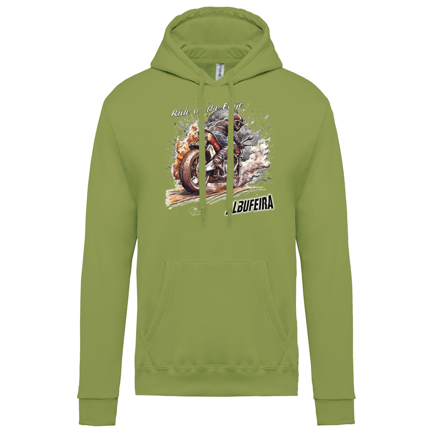 Sweatshirt Kariban com Capuz Ride on the Edge Albufeira