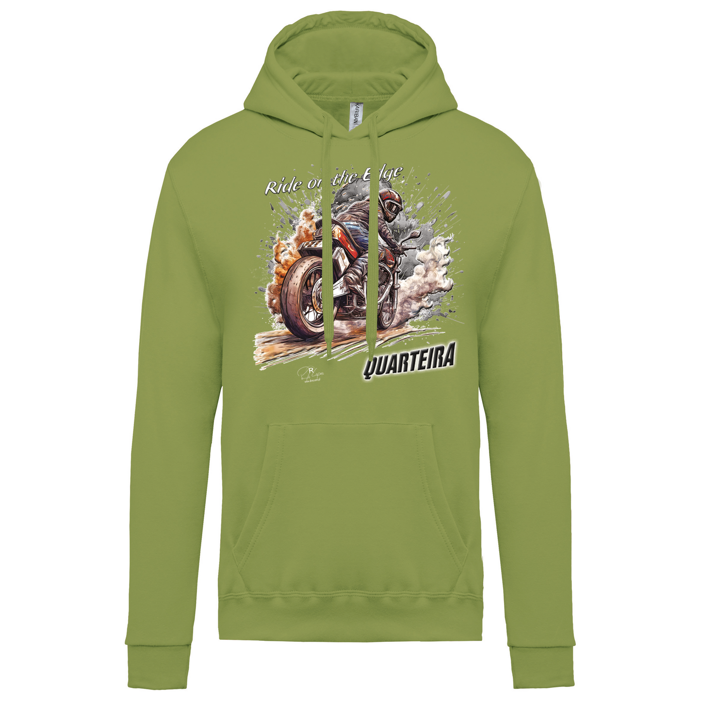 Sweatshirt Kariban com Capuz Ride on the Edge Quarteira