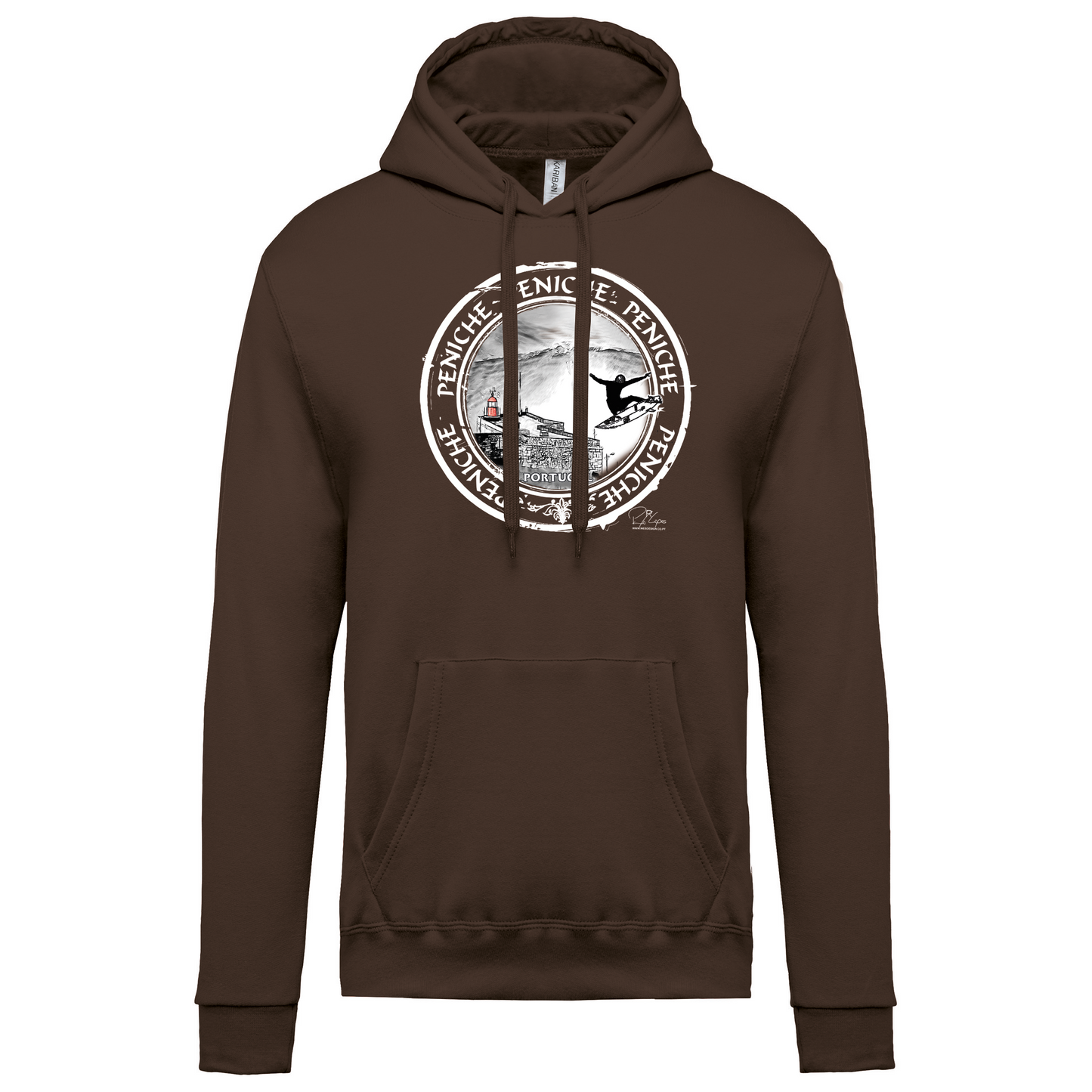Sweatshirt Kariban com Capuz Selo Peniche