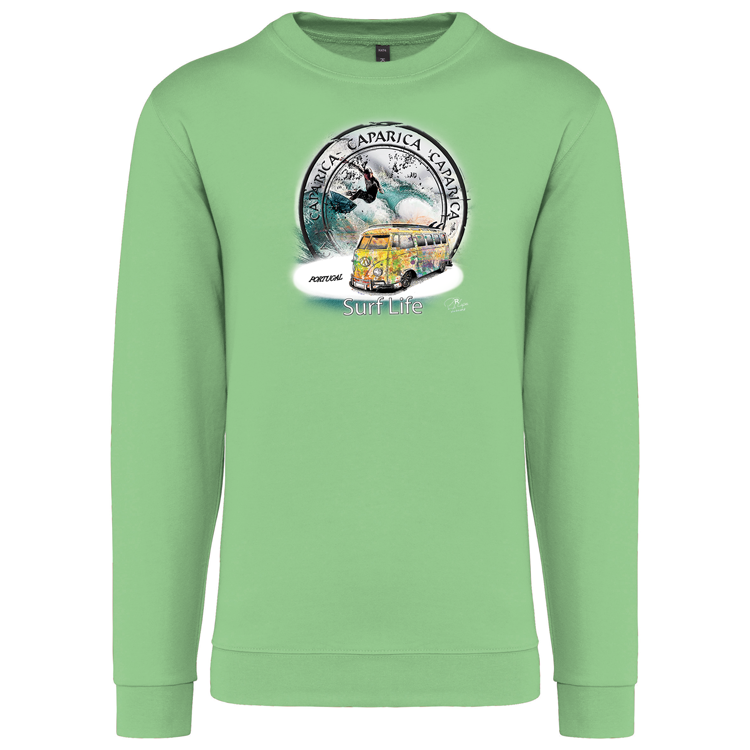 Sweatshirt Kariban sem Capuz Surf Life Caparica