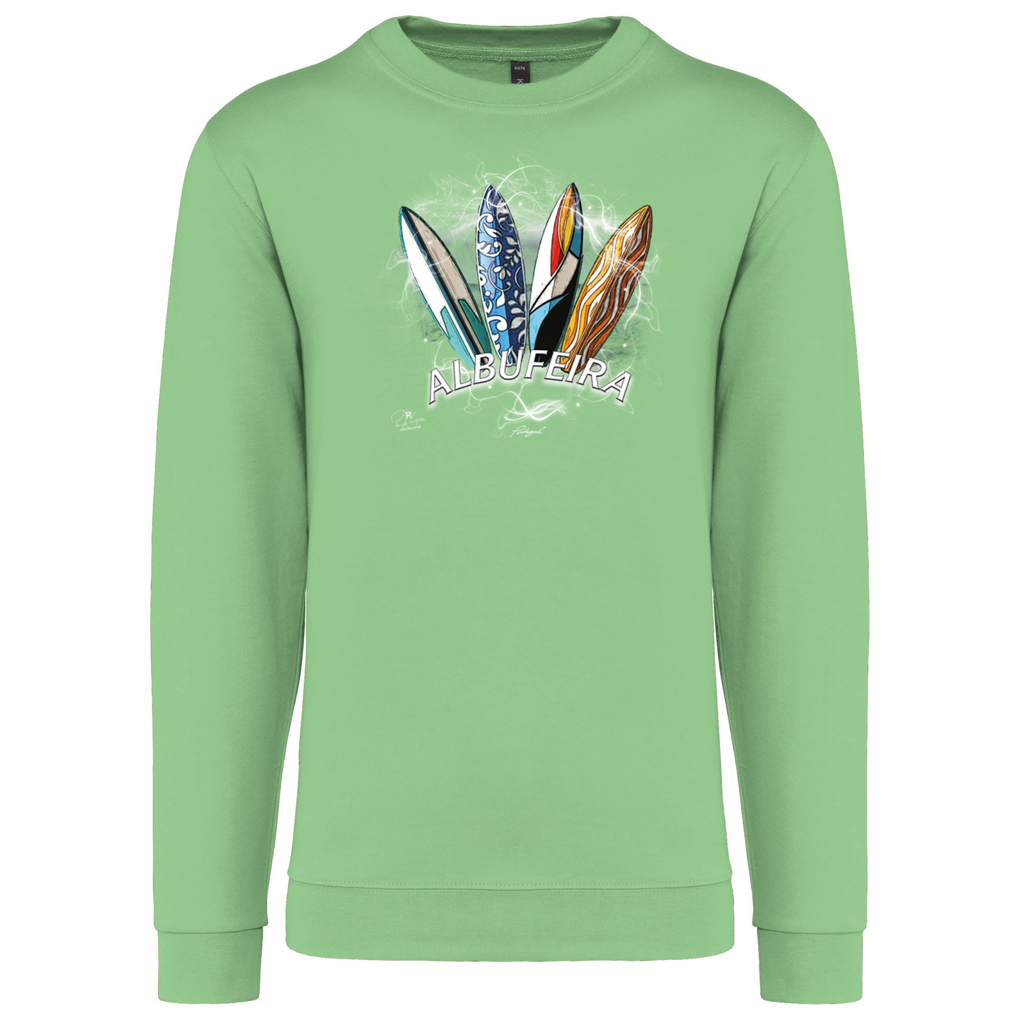 Sweatshirt Kariban sem Capuz Surfboards Albufeira
