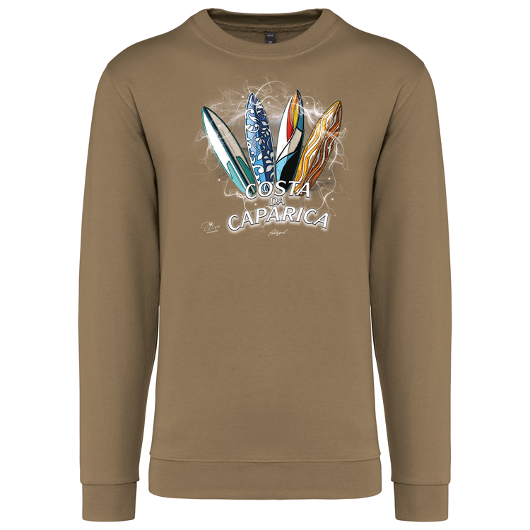Sweatshirt Kariban sem Capuz Surfboards Costa da Caparica
