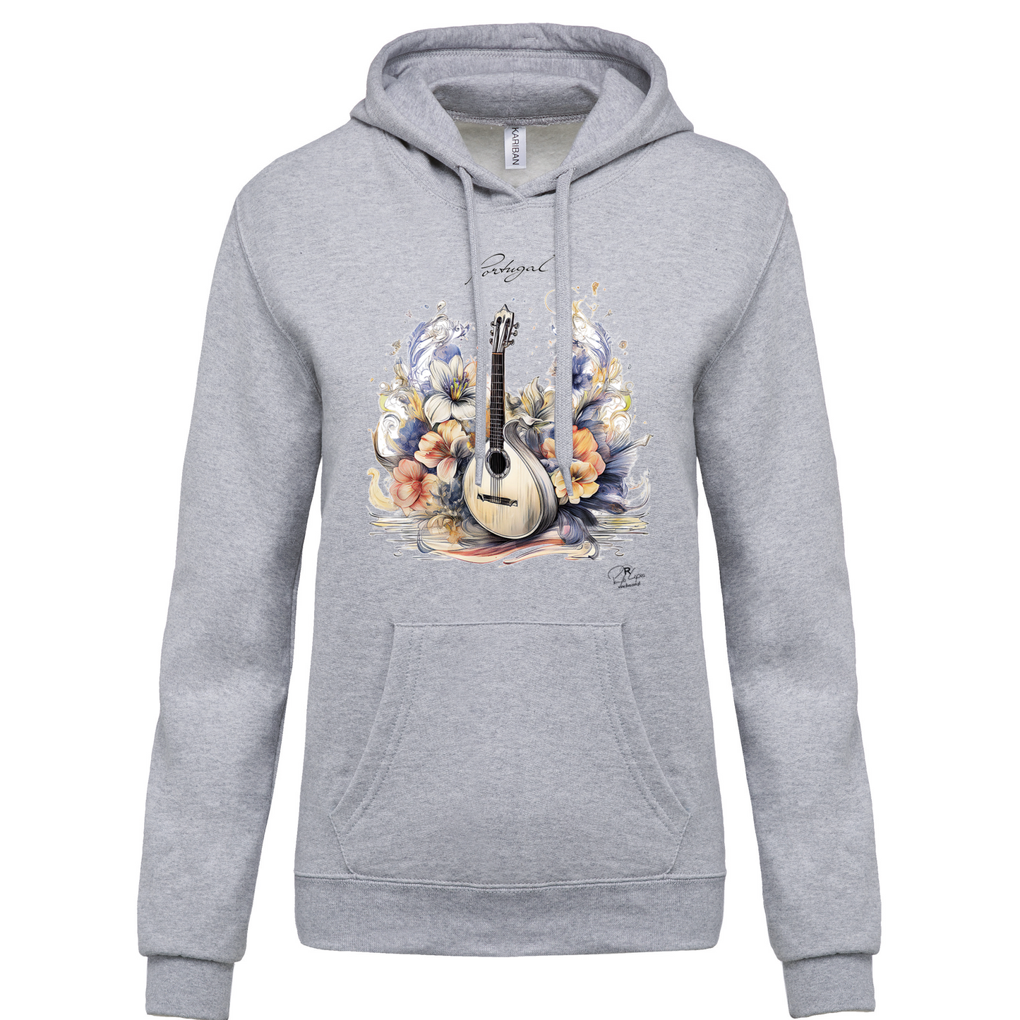 Sweatshirt Kariban com Capuz Guitarra Portuguesa