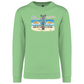 Sweatshirt Kariban sem Capuz Pegadas Albufeira