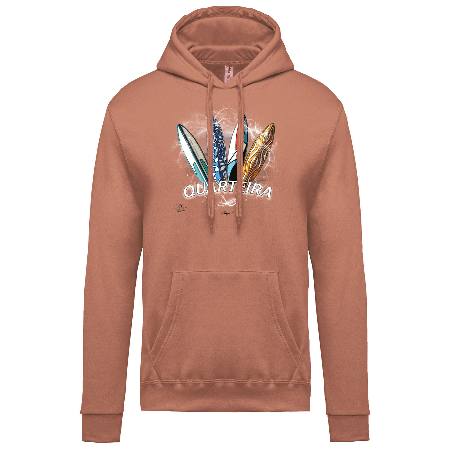 Sweatshirt Kariban com Capuz Surfboards Quarteira
