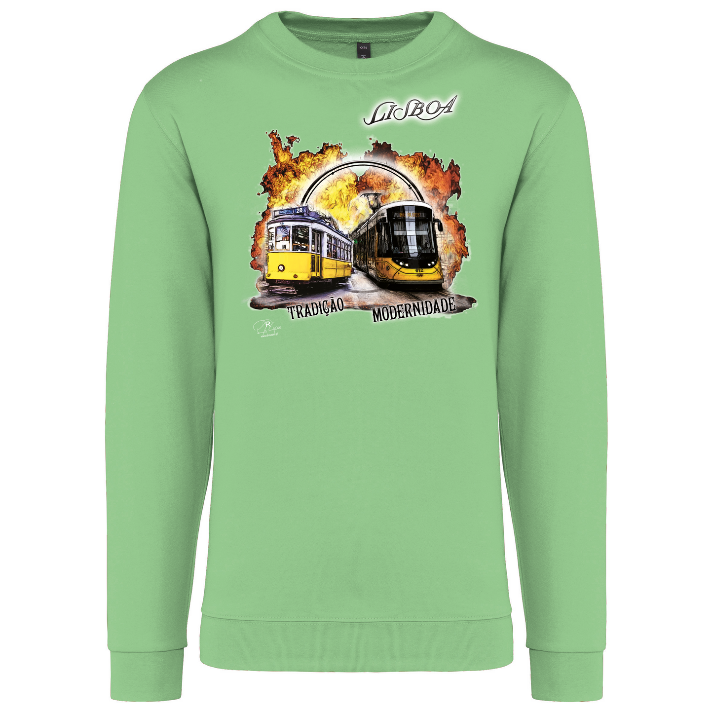 Sweatshirt Kariban sem Capuz Tradição e Modernidade